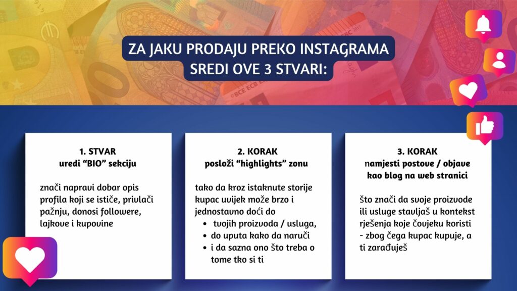 prodaja preko instagrama